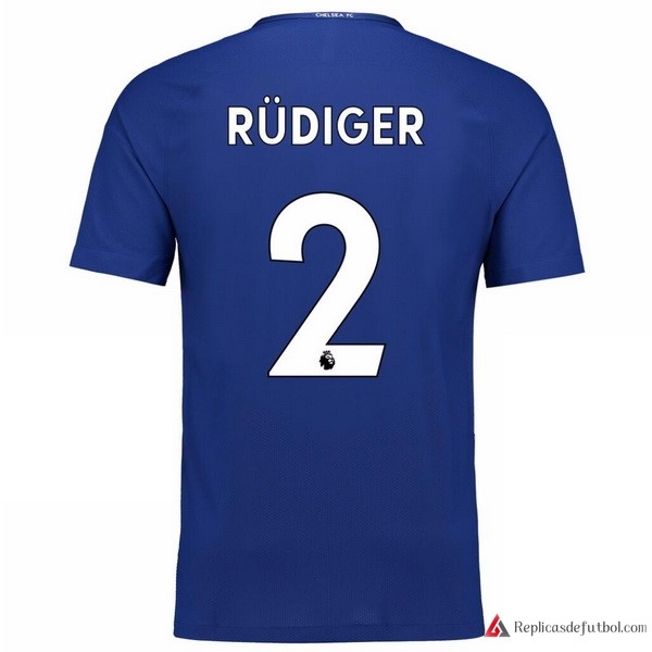 Camiseta Chelsea Primera equipación Rudiger 2017-2018